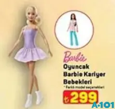 BARBİE BEBEK OYUNCAK KARİYER BEBEKLERİ fiyat ve kampanya bilgisi